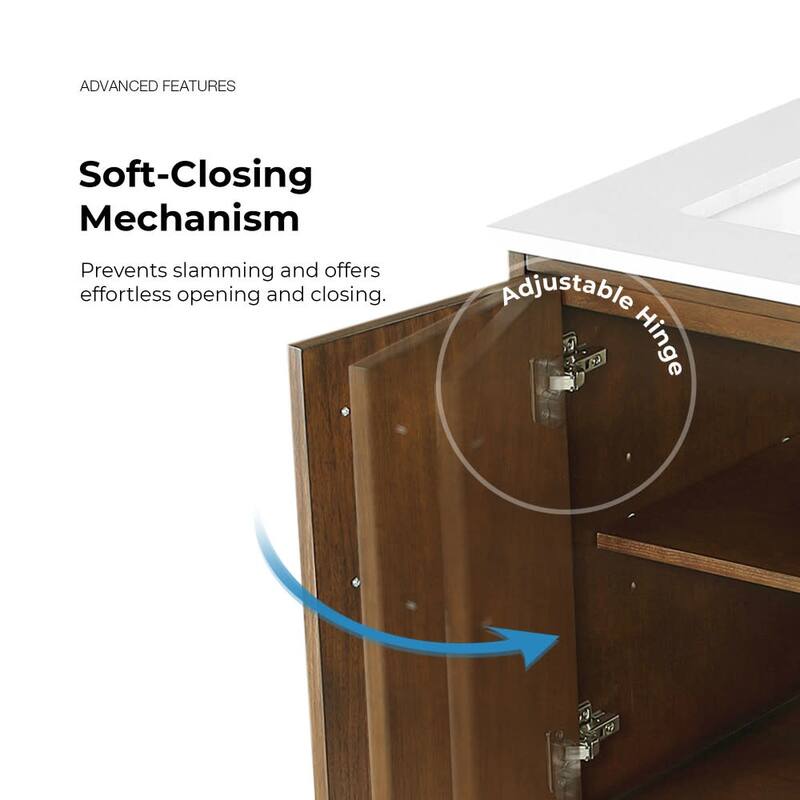 Ove Decors KIRA-60 Kira 60" Free Standing Double Basin Vanity Set with