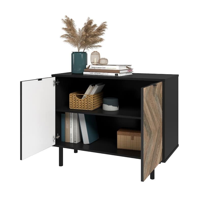 Manhattan Comfort Mid-Century Modern Liam Accent Cabinet