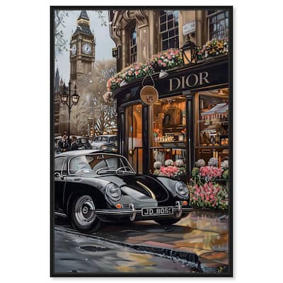 A View of London from the Car Canvas by Art Remedy