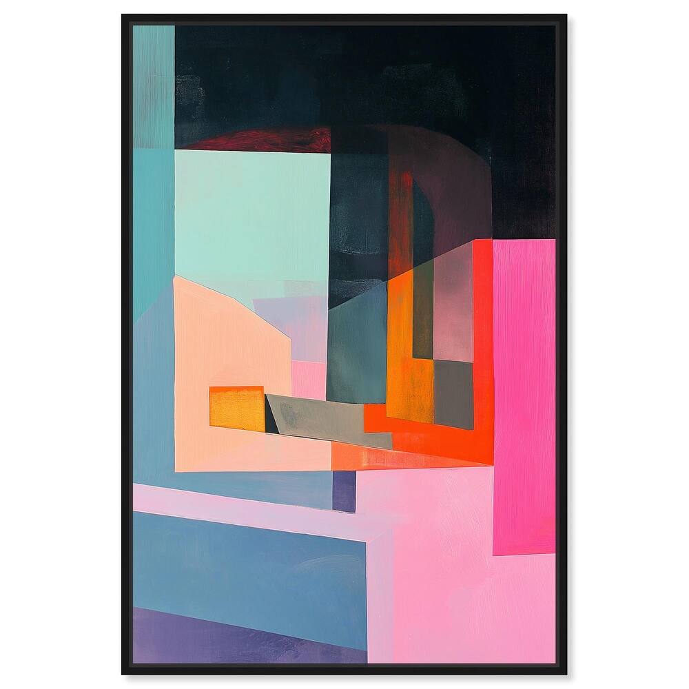 Color Blocks I Canvas by Art Remedy