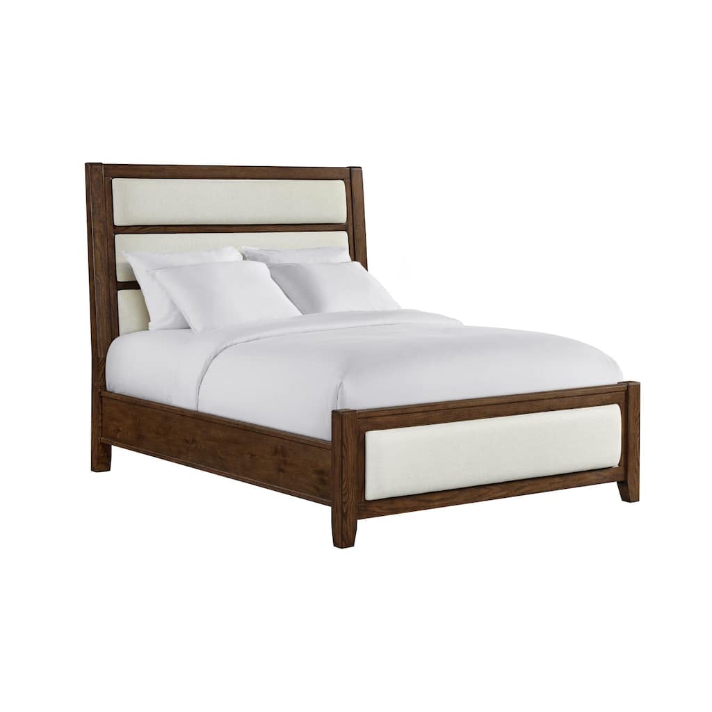 Marlow Upholstered Panel Bed, Sable, Queen