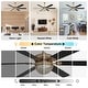 preview thumbnail 8 of 11, Bella Depot 65" Modern Crystal Ceiling Fan 6-speed Reversible Ceiling fan with Remote and Light Kit