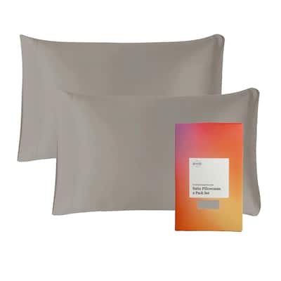 SHINE Sunrise Satin Pillowcase 2-Piece Set for a Fresh Back-to-School Start
