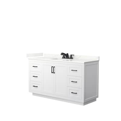 Miranda 60-inch Single Vanity, Quartz Top