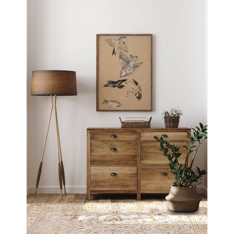 ECARPETGALLERY Hand-knotted Royal Oushak Light Blue Wool Rug - 4'1 x 6'0