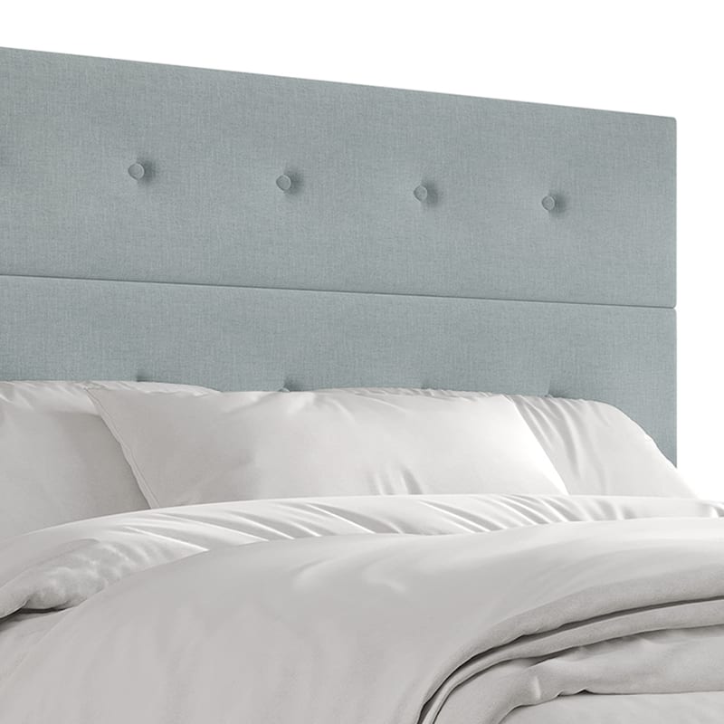 CraftPorch Luxury Button Tufted Upholstered Linen Bed