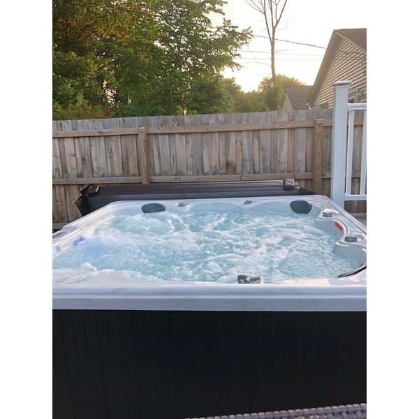Top Product Reviews For Home And Garden 6 Person 71 Jet Spa 82 X82 X35 3288802 Overstock