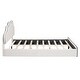 preview thumbnail 12 of 24, Upholstered Platform Bed Queen Size Bed Frame with Cloud-shaped Headboard and Footboard, No Box Spring Needed Velvet Fabric聽