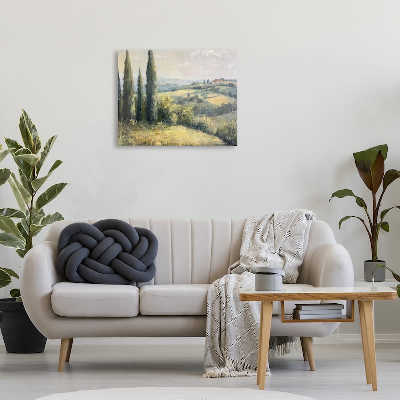 Stupell Rolling Hills Country View Canvas Wall Art Design By Petal Prints Design