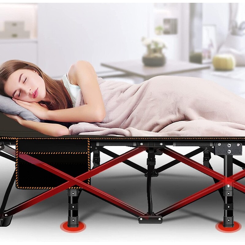 Oversize Folding Camping Cot, Heavy Duty Outdoor Camping Cot