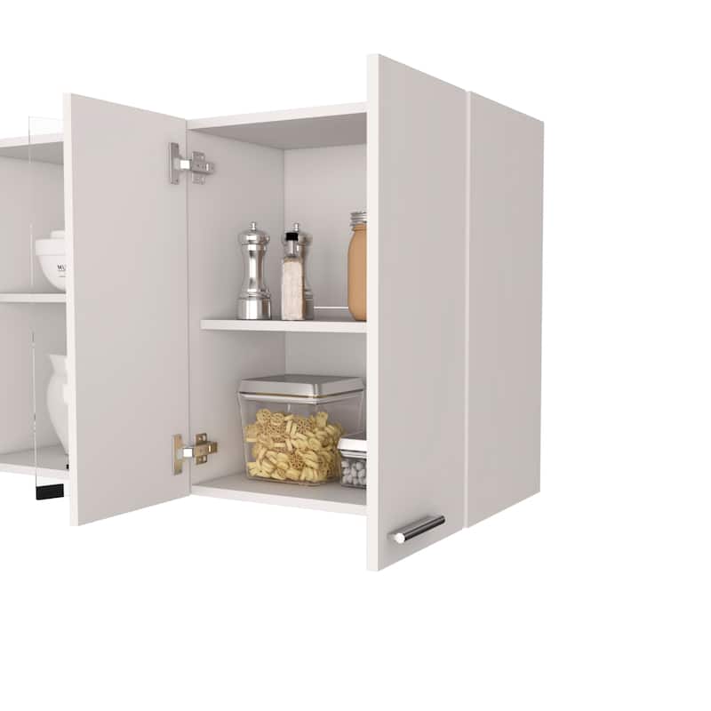 Superior Wall Cabinet With Four Interior Shelves