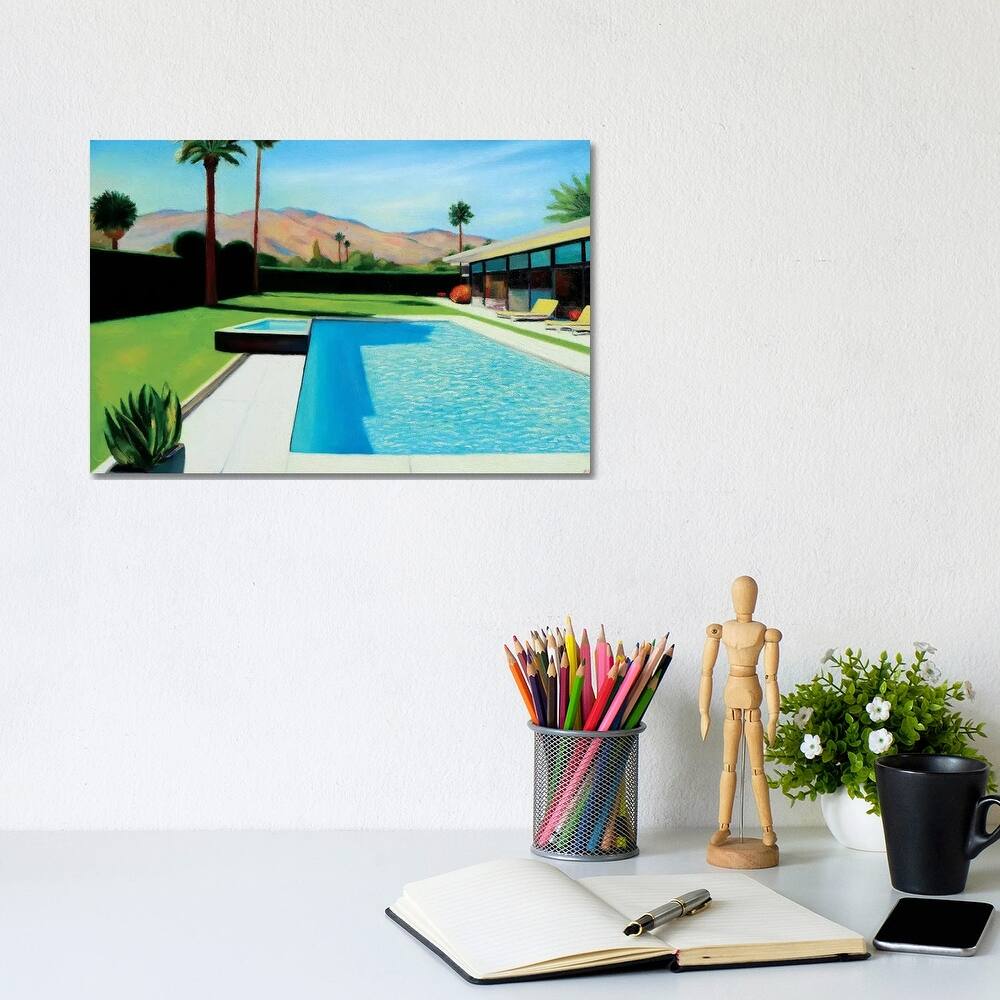 iCanvas "Palm Springs Monday" by Ieva Baklane Canvas Print