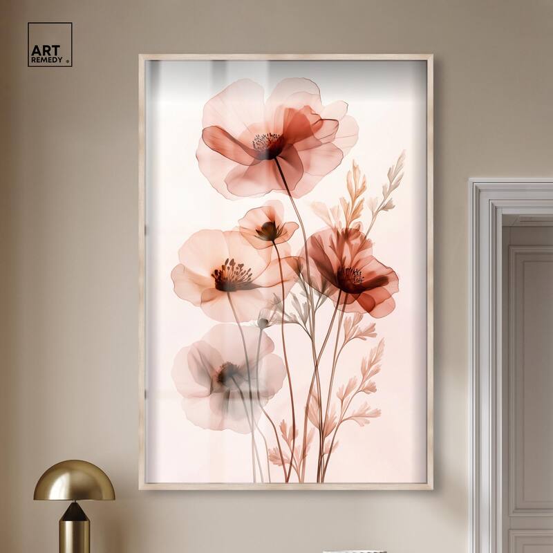 Petal Dye I Shadowbox by Art Remedy