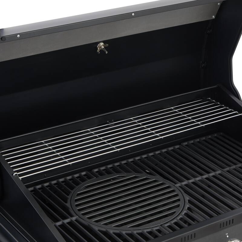 GDF Studio - Ironcrest Pro Outdoor Propane Gas Grill with Side Burner