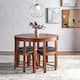 Harrisburg Tobey 5-piece Compact Round Dining Set - Walnut