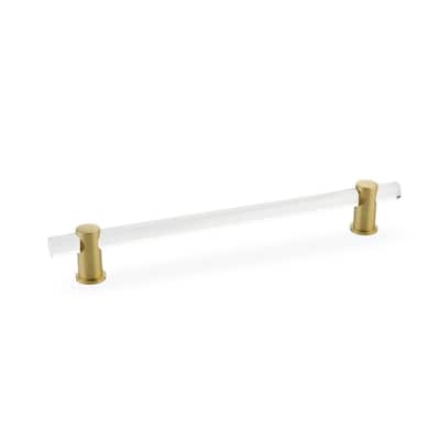 Schaub and Company Lumiere 10" Euro Modern Acrylic Bar Handle Cabinet