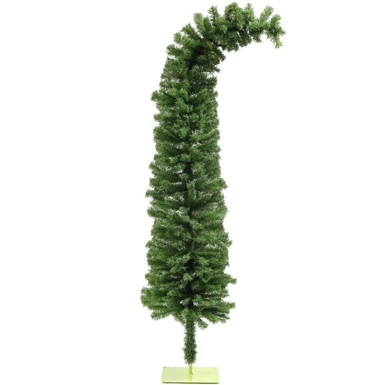 Bendable Pencil Artificial Christmas Tree - Realistic Branches - Green