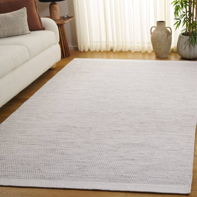 SAFAVIEH Handmade Vermont Afie Wool Rug - Ivory/Beige - 6' x 9'
