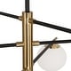 preview thumbnail 18 of 31, Modern 6-Light Dimmable Sputnik Bubble Chandelier for Dining Room
