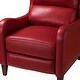 preview thumbnail 58 of 166, Brigida Multifunctional Modern Genuine Leather Nailhead Trim Recliner with Adjustable Footrest Set of 2 by HULALA HOME