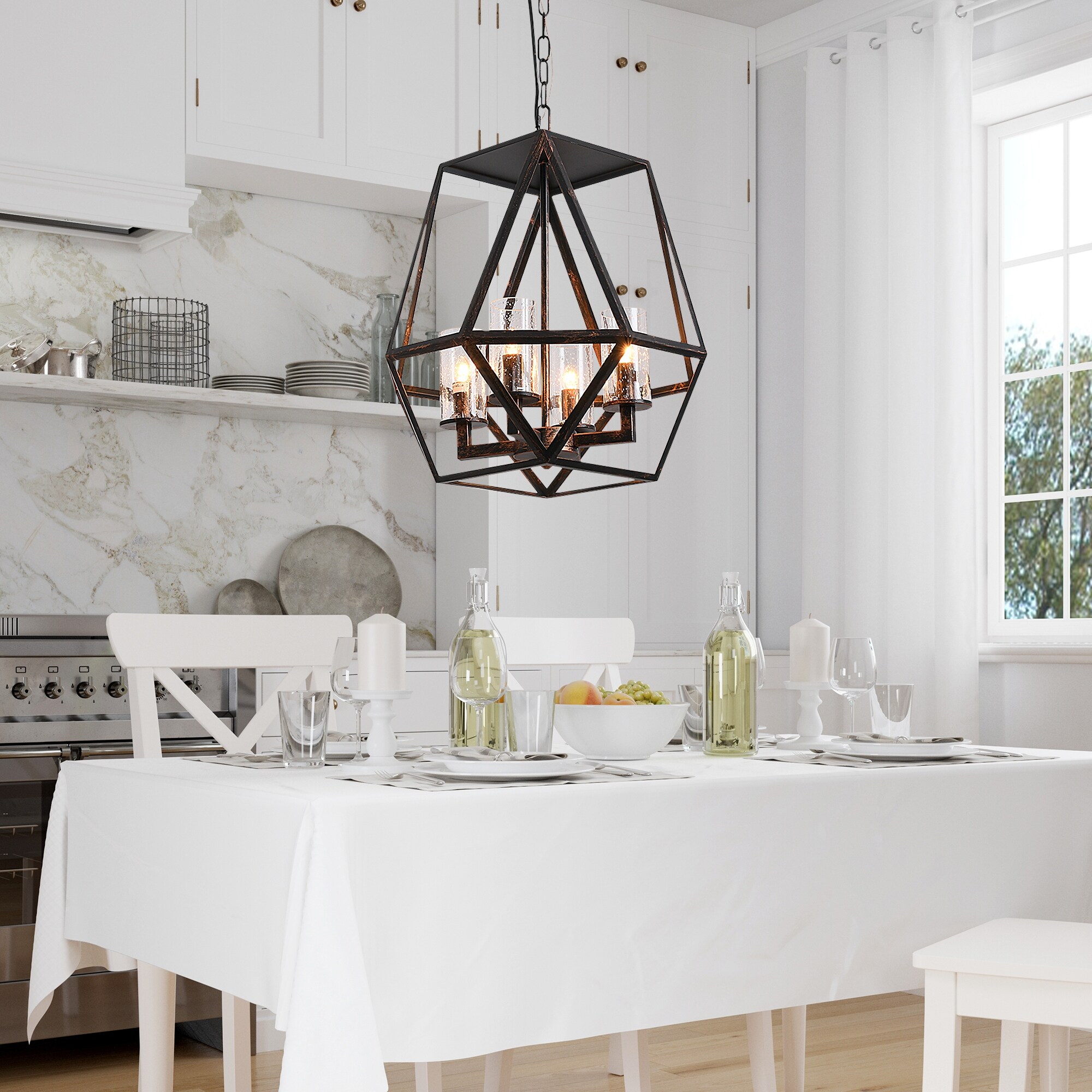 4 light Barn Otis Modern Iron Chandelier Bed Bath Beyond 32820248