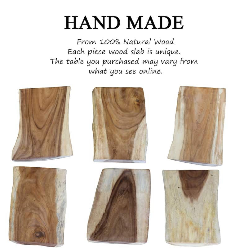 Natural Wood Live Edge Slab for DIY Tabletop or Home Decor