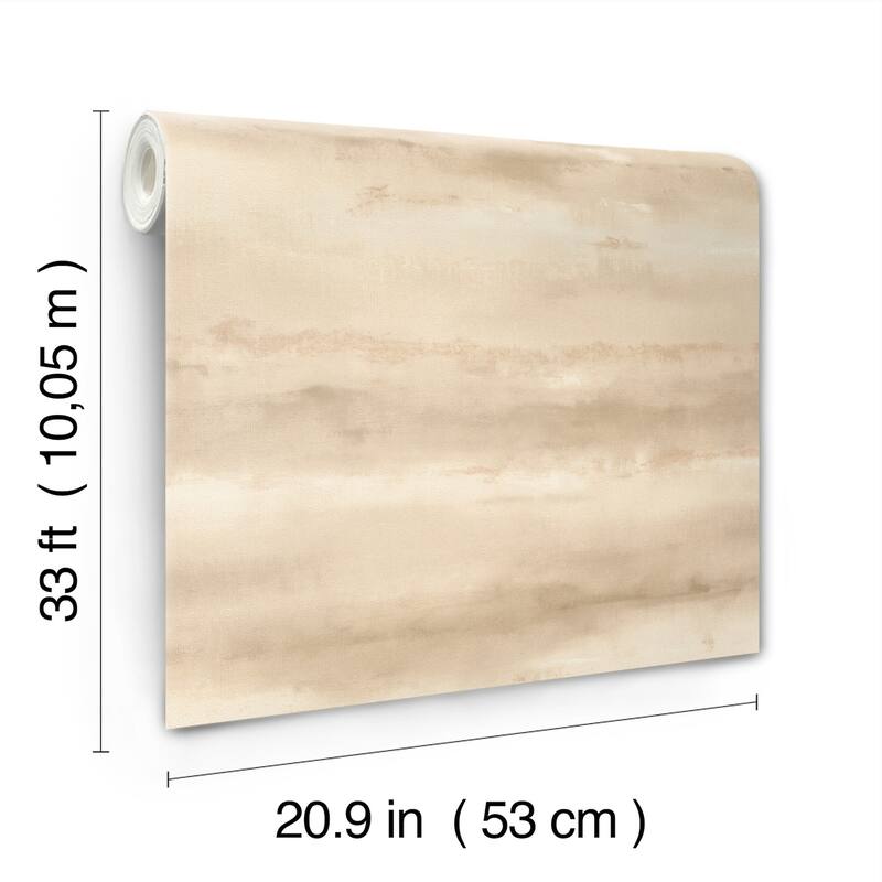 A-Street Prints Ayla Neutral Abstract Stripe Wallpaper