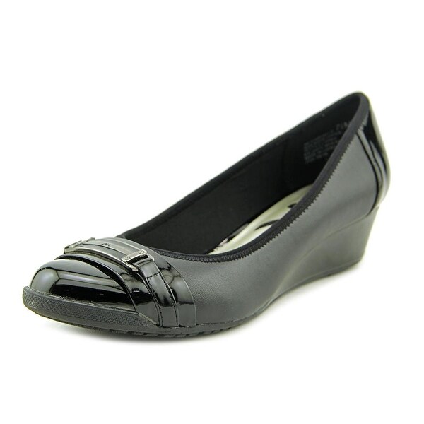 anne klein sport black wedge