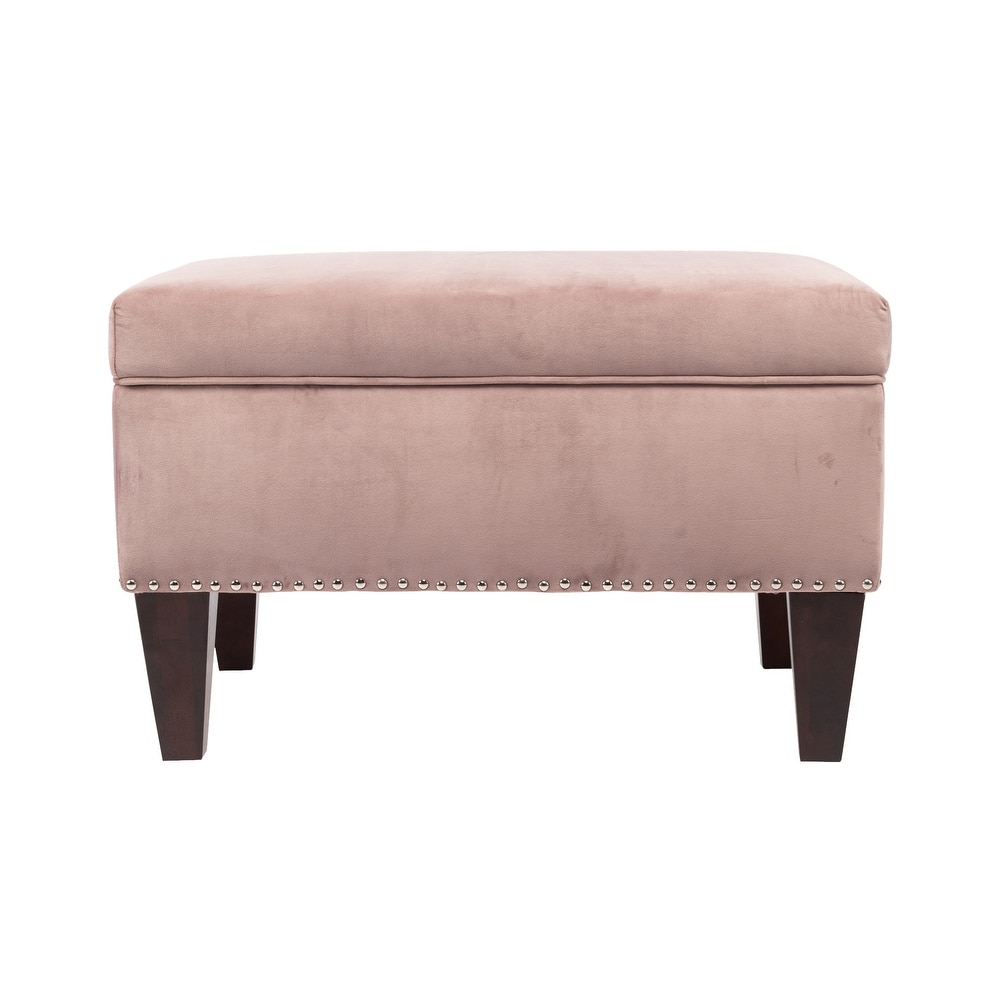 Transitional Brooklyn Upholstered Home Décor Storage Bench