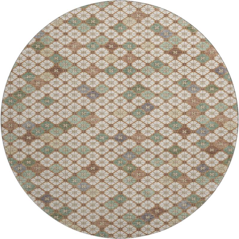 Premium Washable Super Soft Modern Mosaic Mayfield Rug