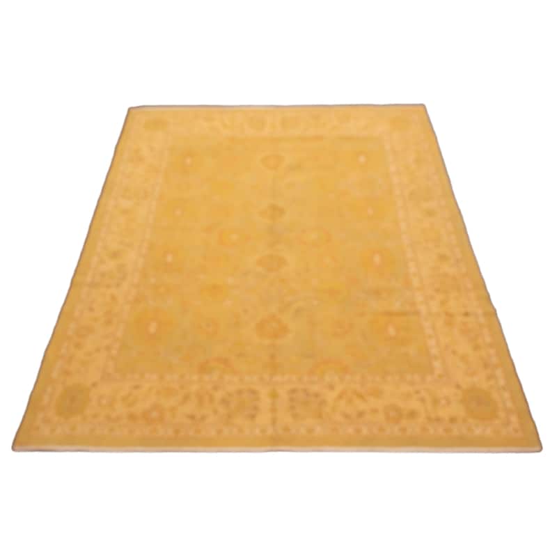 ECARPETGALLERY Flat-Weave Lahor Finest Gold Wool Tapestry Kilim - 8'6 x 11'8