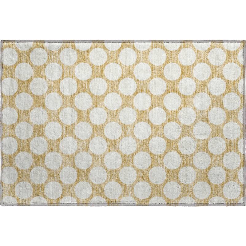 Premium Washable Super Soft Modern Polka Dots Mayfield Rug
