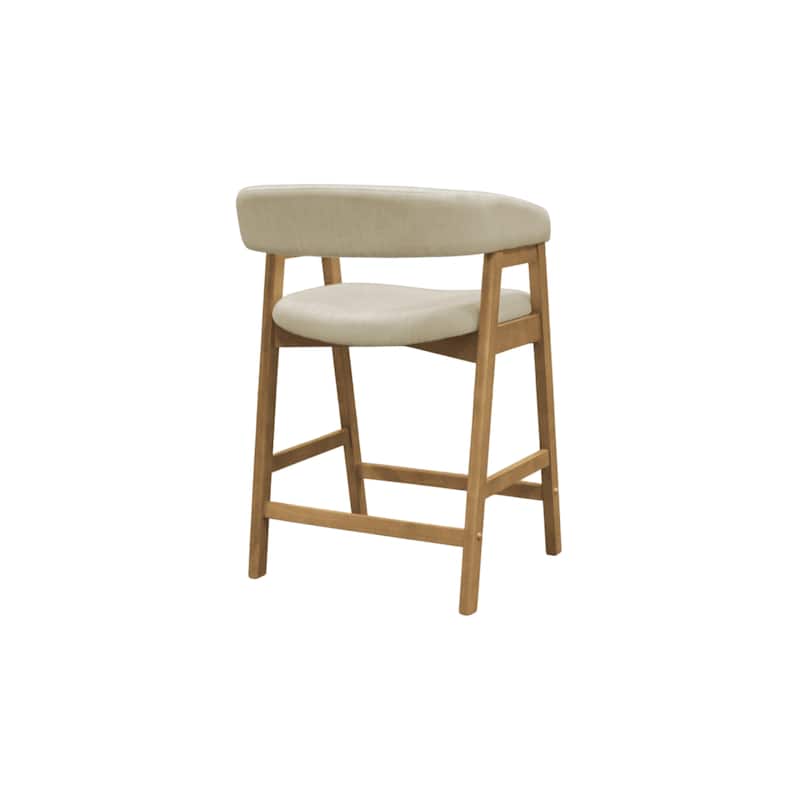 Alpine Furniture Cove Counter Height Chairs, Natural (Set of 2)