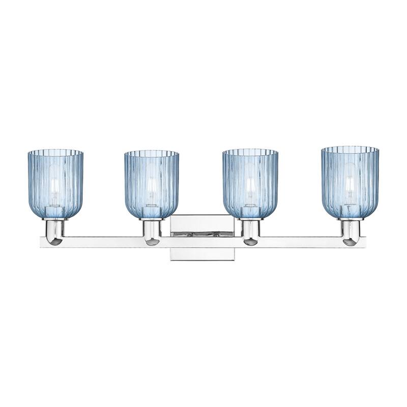 Innovations Lighting Downtown Urban - Bridal Veil - 4 Light 32" Bath Vanity Light