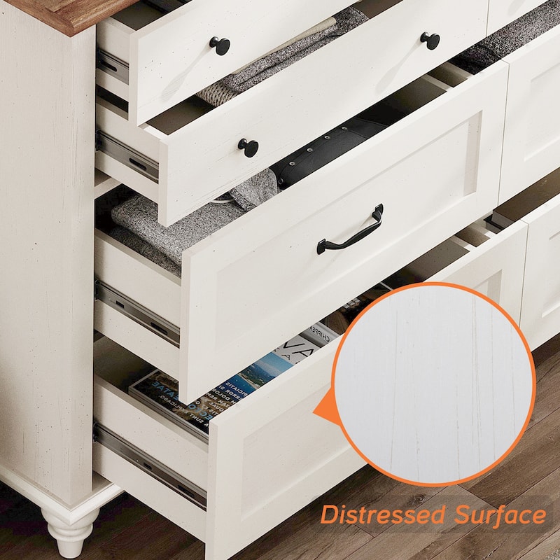 Kids Dresser with 7/8 Drawers for Bedroom, Wide Dresser for Kids Room