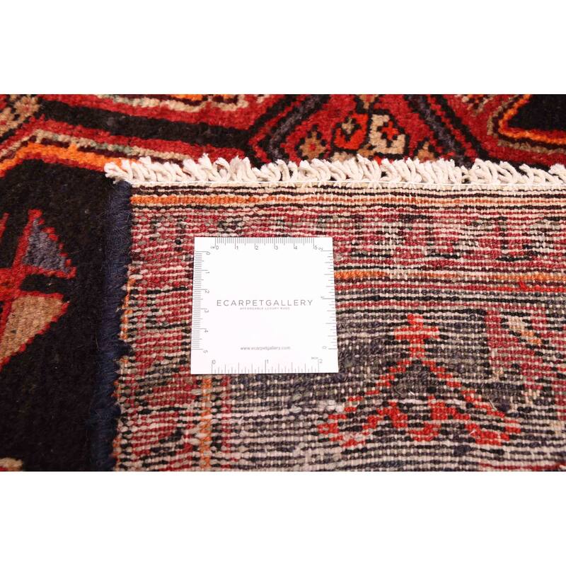 ECARPETGALLERY Hand-knotted Konya Anatolian Black, Red Wool Rug - 4'2 x 6'11