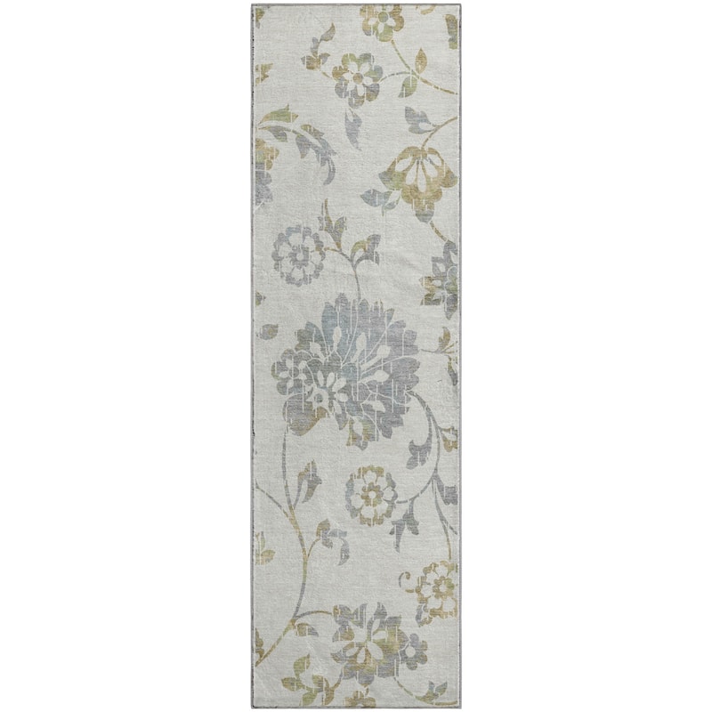 Premium Washable Super Soft Floral Whimsy Mayfield Rug