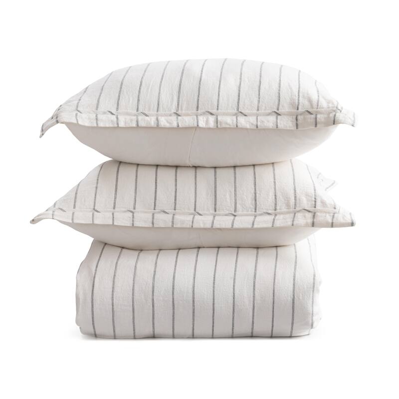 Villa by Classic Home Monaco 3-piece Belgian Linen Duvet Set