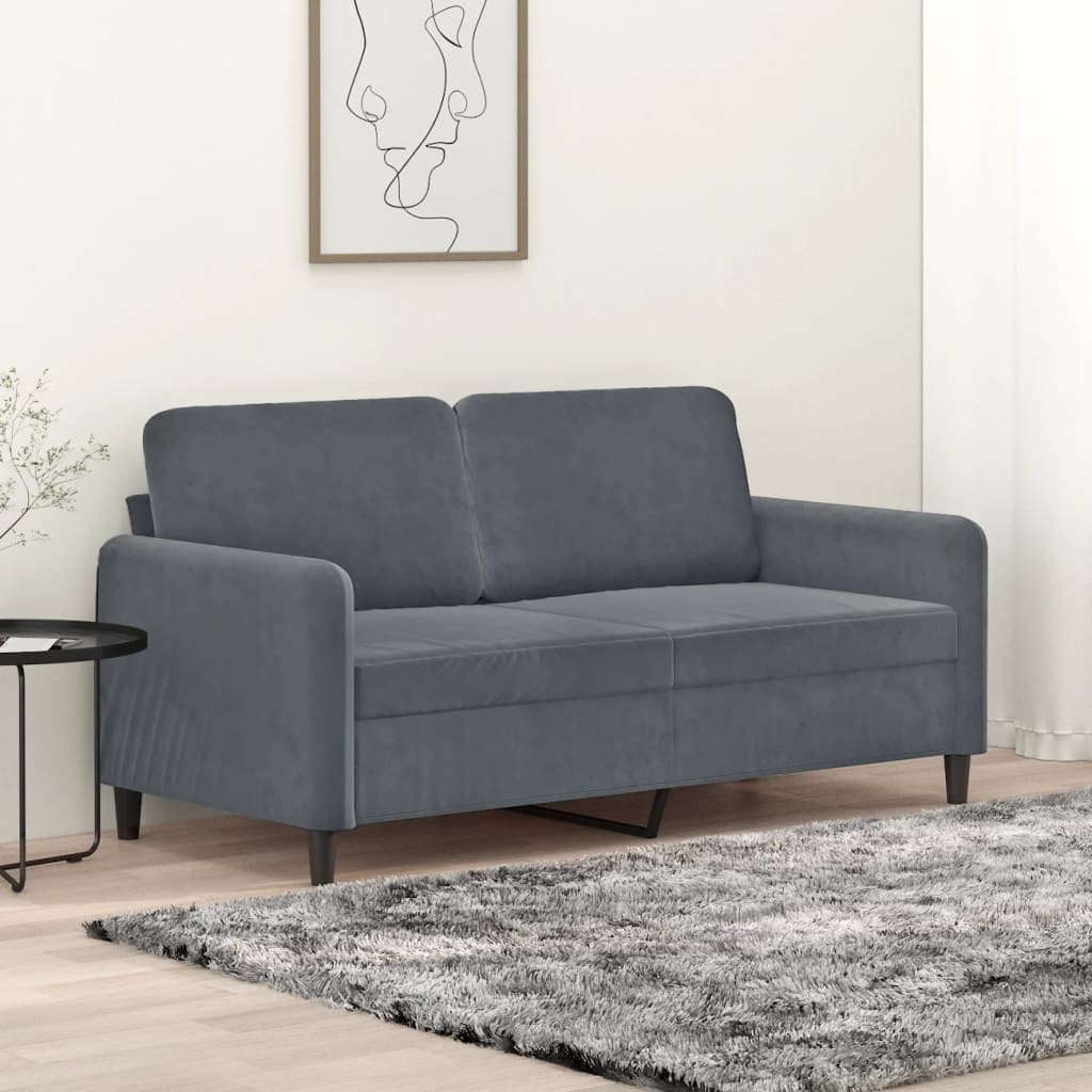 vidaXL Sofa Chair Upholstered Single Sofa Armchair for Living Room Velvet