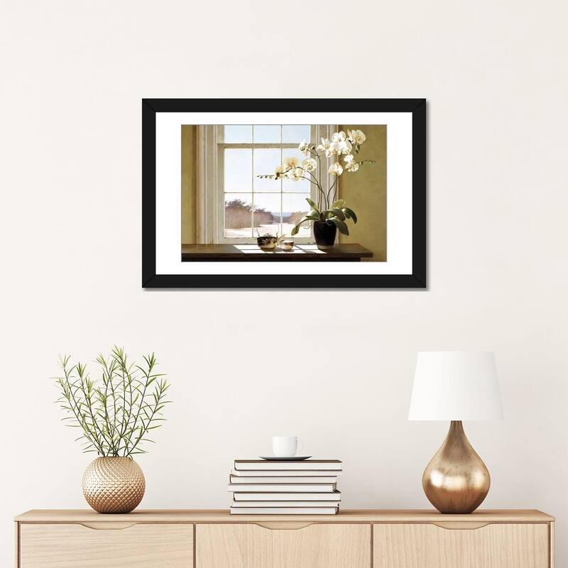 iCanvas "Orchids In The Window II" by Zhen-Huan Lu