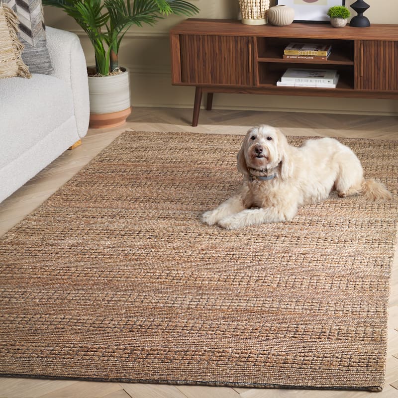 SAFAVIEH Hand-Woven Natural Fiber Machelle Casual Jute Rug