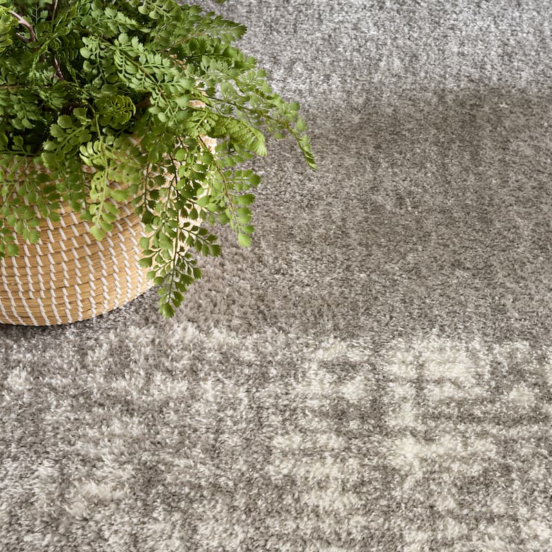 Nourison Pacific Shag Indoor only Solid Area Rug