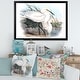 preview thumbnail 1 of 8, Designart 'Vintage Bird Life I' Traditional Framed Art Print 20 In. Wide x 12 In. High - Black