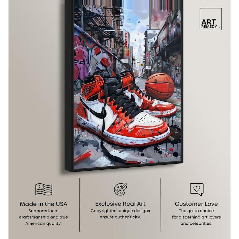 Streetwise Sneakers Canvas by Art Remedy