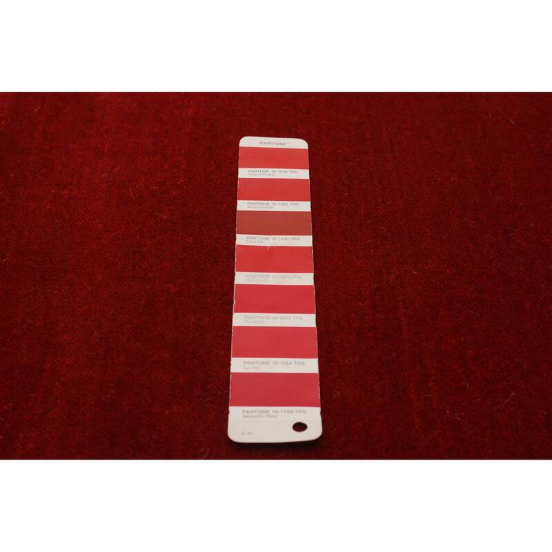 Kashkuli Gabbeh Red Rug 1'11" x 5'10" - 1'11 x 5'10