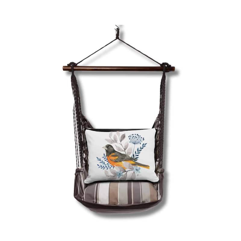 Magnolia Casual Swing Set 4 piece - Slate Gray Stripe w/ Oriole