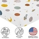 preview thumbnail 5 of 4, Sweet Jojo Designs Space Themed Boy Fitted Crib Sheet - Moon & Stars, Whimsical, Outerspace, Galaxy Planets, Rockets Ship, Moons