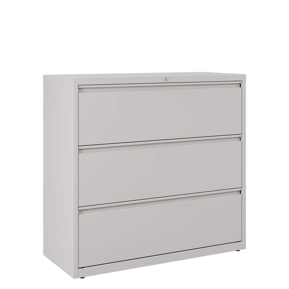 Hirsh 42-in Wide HL10000 Series 3 Drawer Lateral File Cabinet, White