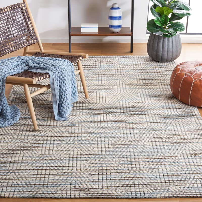 SAFAVIEH Handmade Marbella Mehriban Modern Wool Rug