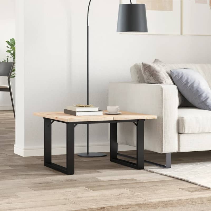 vidaXL Coffee Table Legs O-Frame 19.7"x15.7"x15" Steel - 19.7" x 15.7" x 15"